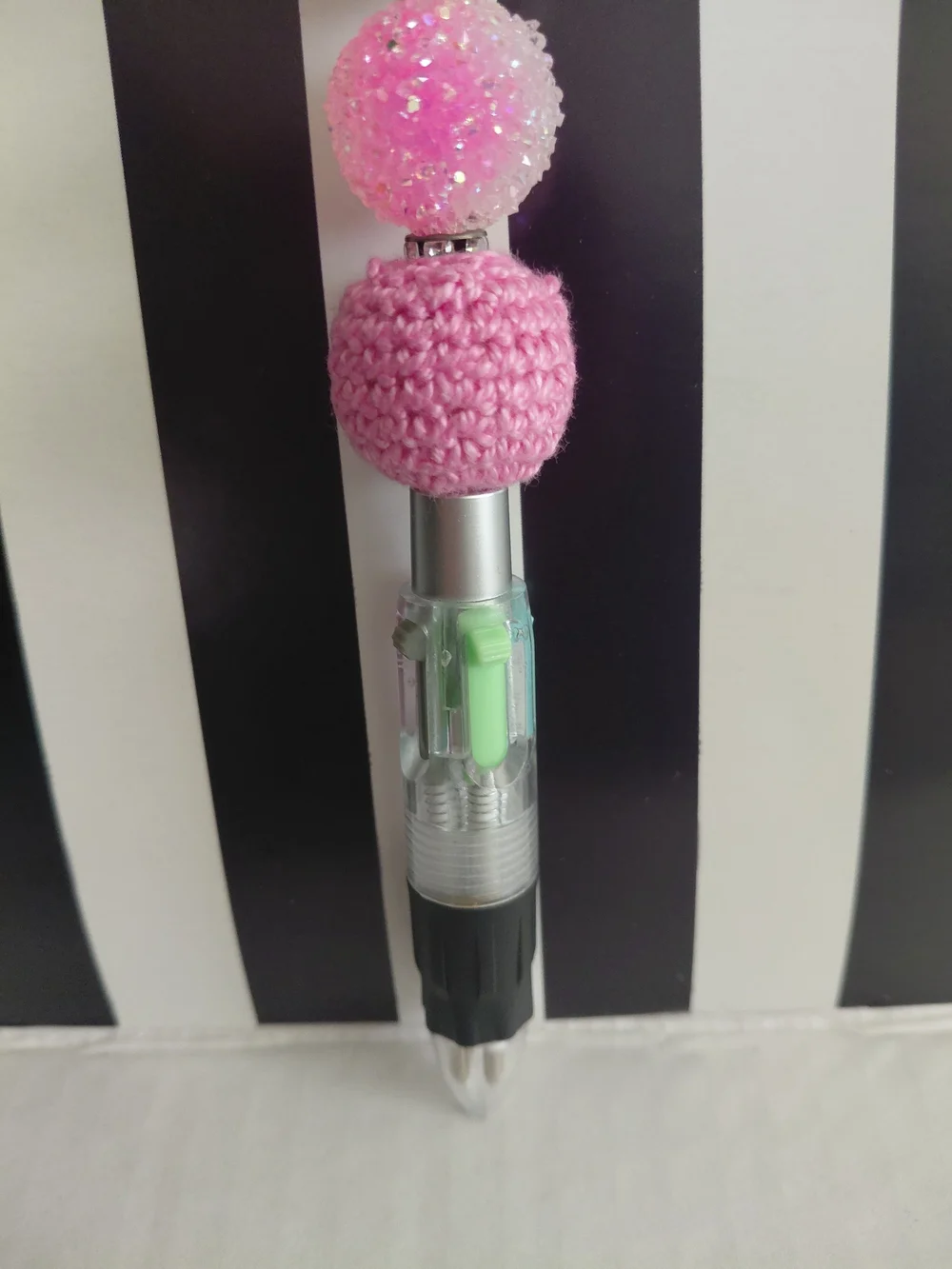 Kuromi Character Beaded Pen